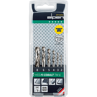 ALPEN HSS-Co Cobalt Stub Drill Set