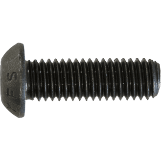 Black Socket Screws, Button Head - Metric