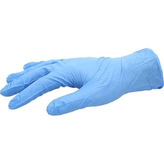 Blue Vinyl Nitrile Hybrid Gloves - Powder FREE