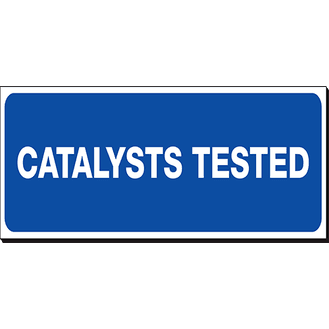 Catalysts Tested - 480 x 150 mm