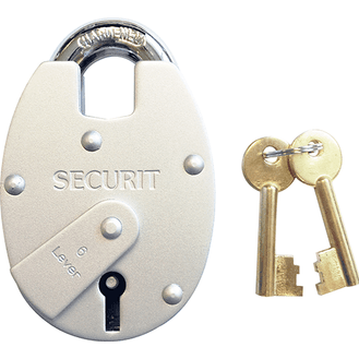 Close Shackle Padlock - 6 Lever