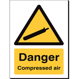 Danger Compressed Air - 240 x 360 mm