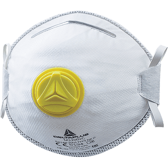 DELTAPLUS Moulded Disposable FFP2 Masks + Valve