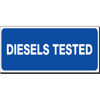 Diesels Tested - 480 x 150 mm
