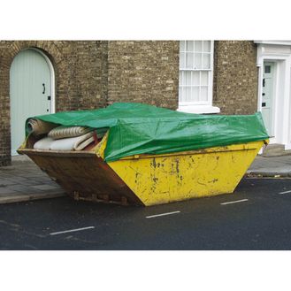 Sealey TARP810G Tarpaulin 2.44 x 3.05m Green