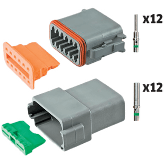 DT Connector 12-way Kit 28pc