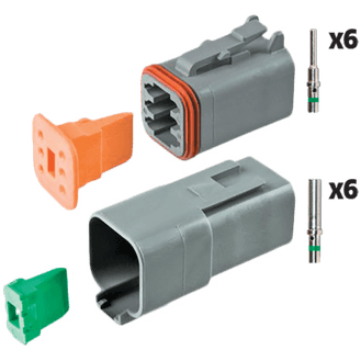 DT Connector 6-way Kit 16pc