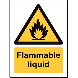 Flammable Liquid - 240 x 360 mm