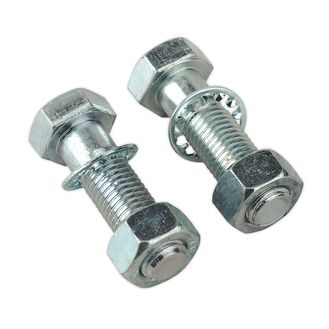 Sealey TB27 Tow Ball Bolts &amp; Nuts M16 x 55mm Pack of 2