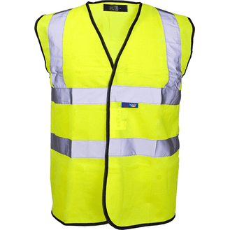 Hi-Vis Vest – EN471 Class 2, Polyester, Hook &amp; Loop
