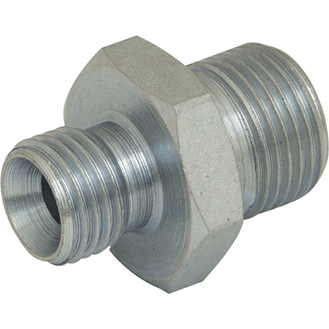 Hydraulic BSPP Adaptor - Male : Male