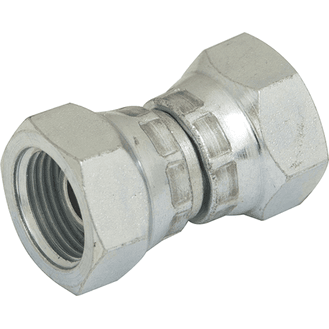 Hydraulic BSPP Swivel Adaptor - Female : Female