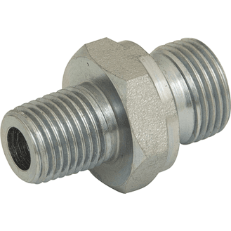 Hydraulic BSPP/BSPT Adaptor - Male : Male