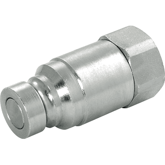 Hydraulic Steel Flat Face Plug - Probe (Male)