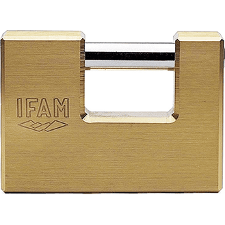 IFAM Shutter Padlock - Brass