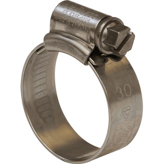 JCS 'Hi-Grip' 304 Stainless Steel (A2) Hose Clips