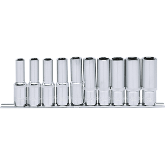 KS TOOLS 'CHROMEplus<sup>&amp;reg;</sup>' 1/2" Drive Deep Socket Set