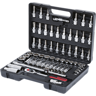 KS TOOLS 'CHROMEplus<sup>&amp;reg;</sup>' 3/8" Drive Socket &amp; Bit Socket Set