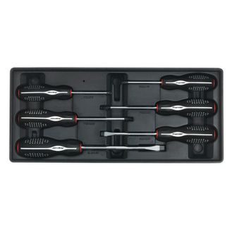 Sealey TBT14 Tool Tray with Screwdriver Set 6pc