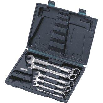 KS TOOLS 'GEARplus<sup>&amp;reg;</sup>' Reversible Ratchet Combination Spanner Set