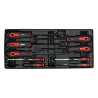 Sealey TBT23 Tool Tray with Scraper &amp; Hook Set 9pc