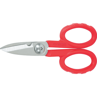 KS TOOLS Workshop Utility Scissors with Wire Cutters
