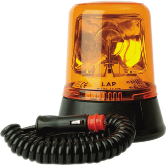 LAP ELECTRICAL Halogen Rotating Beacon - Magnetic Base