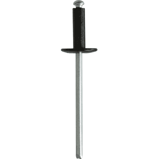 Large Flange Black Rivets