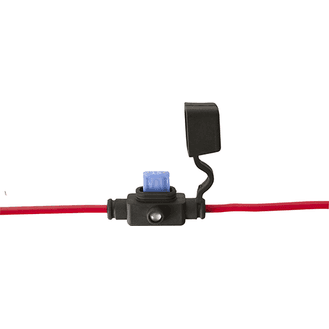 LED in-Line Mini Blade Fuse Holders - Splash Proof