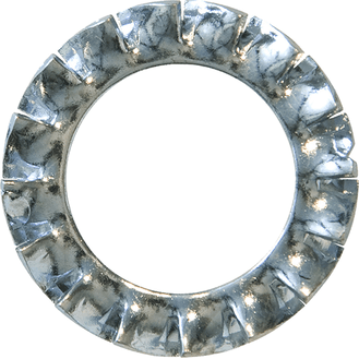 Lock Washers, Serrated External - Metric