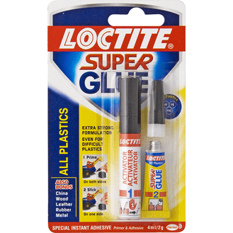 LOCTITE 'All Plastics' Super Glue Kit