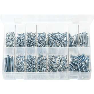 Machine Screws Cheese Head, Slotted - Metric