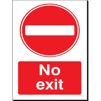 No Exit - 240 x 360 mm