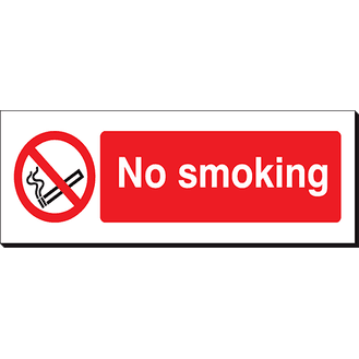 No Smoking - 360 x 120 mm