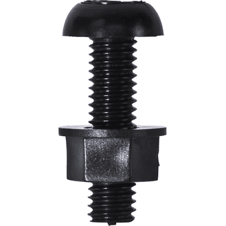 Number Plate Fasteners - Plastic Number Plate Bolts &amp; Nuts - Long