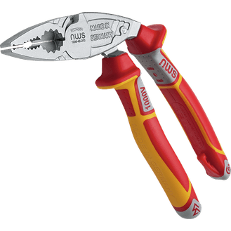 NWS 'ErgoCombi' High Leverage VDE Combination Pliers