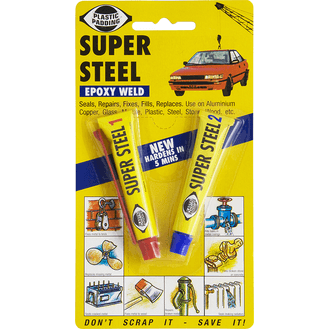 PLASTIC PADDING 'Super Steel' Epoxy Weld