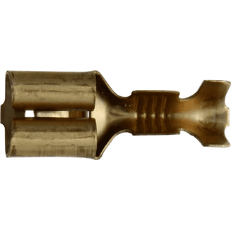 Push-on Females - 6.3 mm Brass