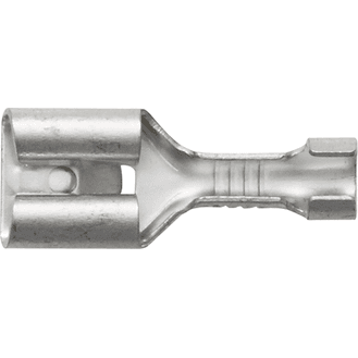 Push-on Females - 6.3 mm Zinc