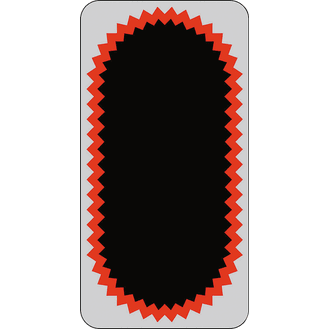 REMA TIP TOP Tube Patches - Red Edge, Oval