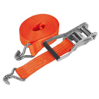 Sealey TD3008J Ratchet Tie Down 50mm x 8m Polyester Webbing 3000kg Load Test