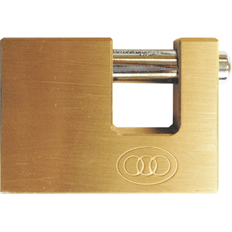 Shutter Padlock - Brass