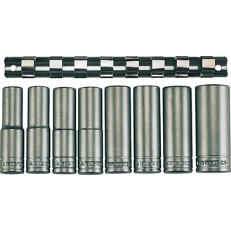 TENG TOOLS 1/2" Drive Deep Socket Set - 6 Point