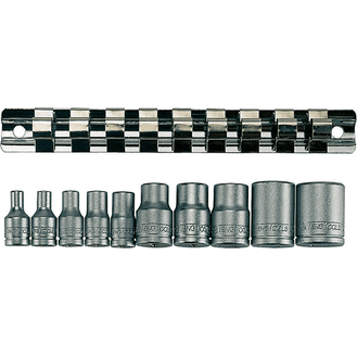 TENG TOOLS 1/4" &amp; 3/8" Drive TX-E Bit Socket Set