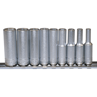 TENG TOOLS 1/4" Drive Deep Socket Set - 6 Point