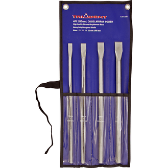 TRIDENT Long Chisel Set - Metric Sizes