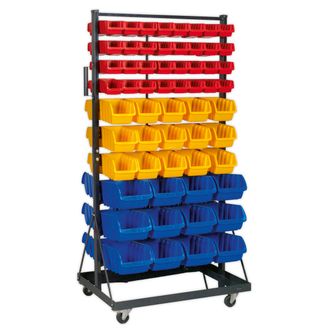 Sealey TPS118 Mobile Bin Storage System 118 Bin