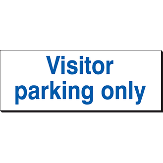 Visitor Parking Only - 360 x 120 mm