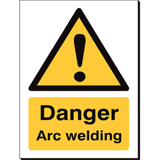 Warning Arc Welding - 240 x 360 mm