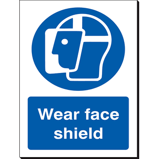 Wear Face Shield - 240 x 360 mm